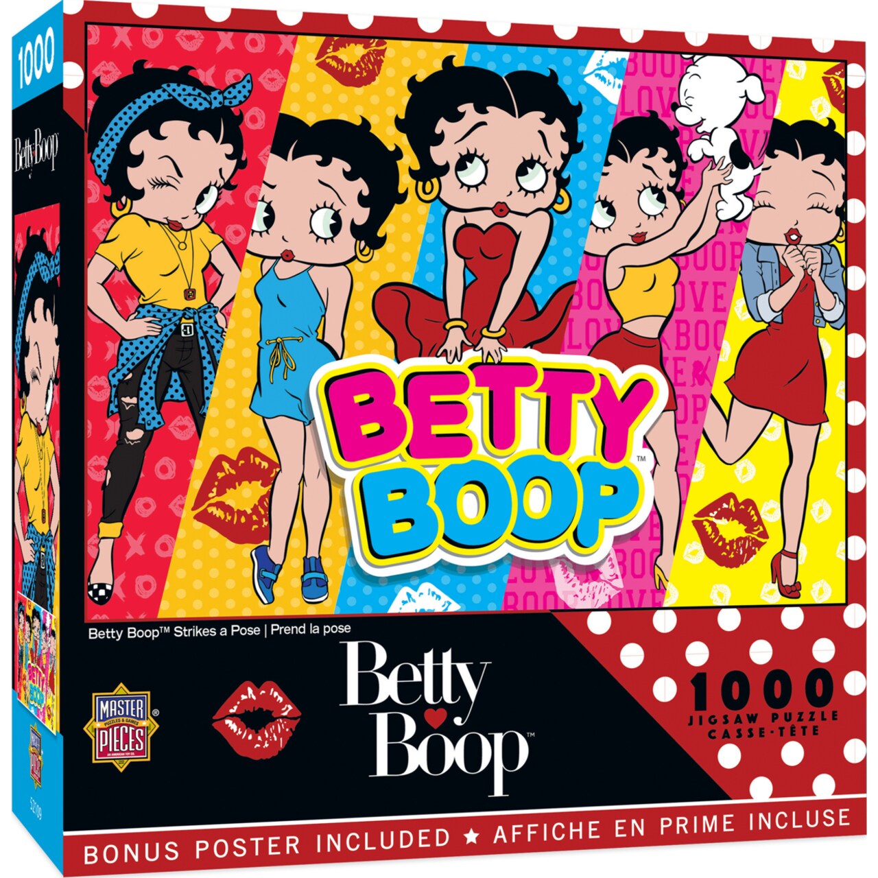 Masterpieces 1000 Piece Puzzle - Betty Boop Strikes a Pose - 19.25"x26.75"